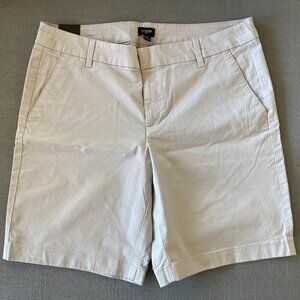 J Crew bermuda shorts, 9" in-seam, brand new, tags on